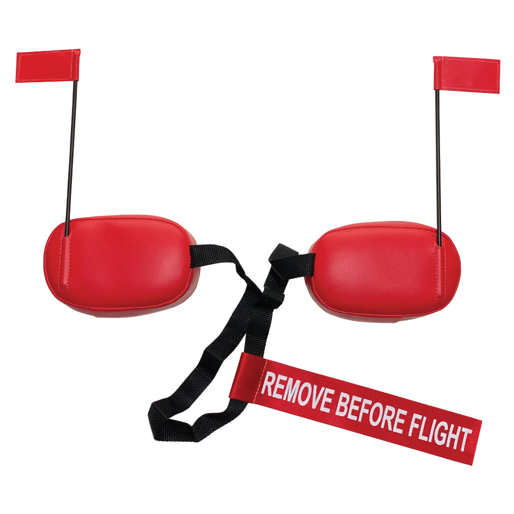 Mooney M20R Ovation Cowl Plugs w/ RBF Streamer - Got Plugz, LLC