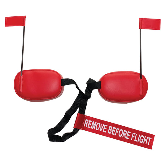 Mooney M20R Ovation Cowl Plugs w/ RBF Streamer - Got Plugz, LLC